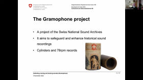 The Challenges and Opportunities of Collecting, Storing and Sharing Sounds: the Gramophone by Open Science